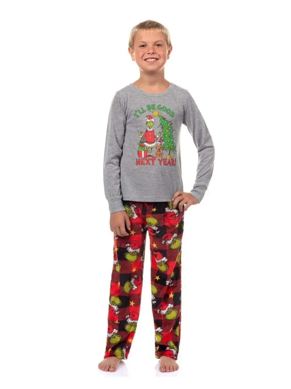 NEW! Size XL 14 Dr. Seuss The Grinch Christmas Unisex Family Matching Pajamas